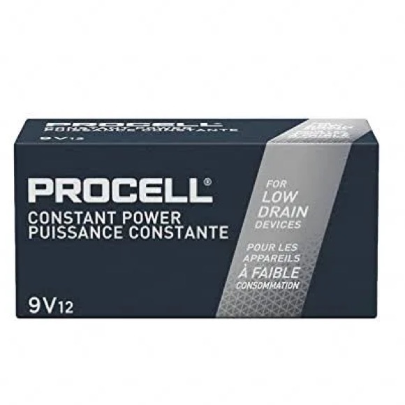 Duracell Procell Alkaline Batteries, 9V, 12/Box - Picture 7 of 7